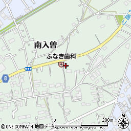埼玉県狭山市南入曽296周辺の地図