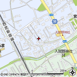 埼玉県狭山市北入曽1339周辺の地図