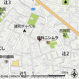 埼玉県さいたま市南区辻2丁目23-17周辺の地図