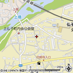 埼玉県入間市仏子199-26周辺の地図