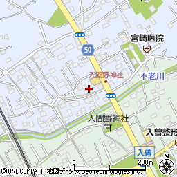 埼玉県狭山市北入曽1364周辺の地図