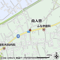 埼玉県狭山市南入曽319周辺の地図