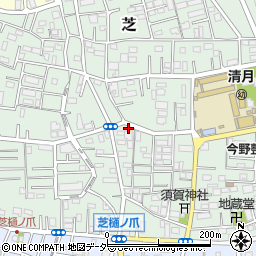 埼玉県川口市芝3849周辺の地図