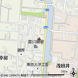 埼玉県三郷市幸房378周辺の地図