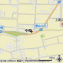 長野県伊那市美篶（中県）周辺の地図