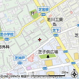 埼玉県川口市芝5415周辺の地図