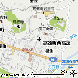 長野県伊那市高遠町西高遠新町周辺の地図