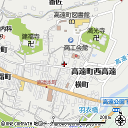 長野県伊那市高遠町西高遠（新町）周辺の地図