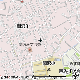 埼玉県富士見市関沢3丁目23-2周辺の地図