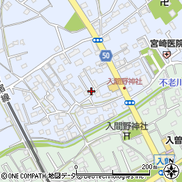 埼玉県狭山市北入曽1353-22周辺の地図
