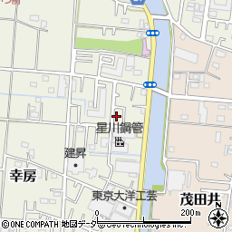 埼玉県三郷市幸房377周辺の地図