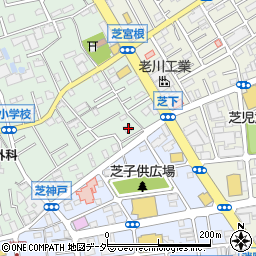 埼玉県川口市芝5418周辺の地図