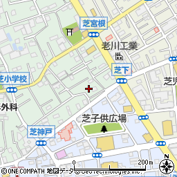 埼玉県川口市芝5416周辺の地図