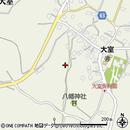 千葉県成田市大室周辺の地図