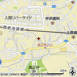 埼玉県入間市仏子396周辺の地図