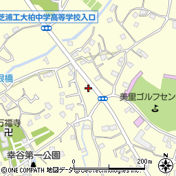 千葉県柏市増尾1156周辺の地図