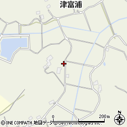 千葉県成田市津富浦1401周辺の地図