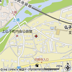 埼玉県入間市仏子199-24周辺の地図