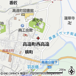 長野県伊那市高遠町西高遠横町955-1周辺の地図