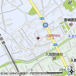 埼玉県狭山市北入曽1353-21周辺の地図