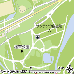 埼玉県さいたま市桜区関周辺の地図