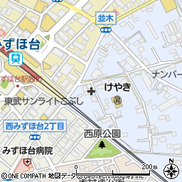 埼玉県富士見市水子4883周辺の地図