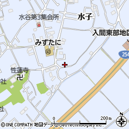 埼玉県富士見市水子4387周辺の地図