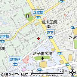 埼玉県川口市芝5417周辺の地図