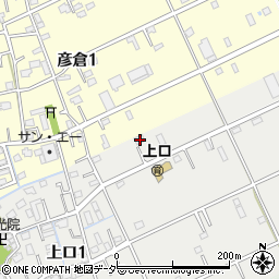 埼玉県三郷市上口1丁目195周辺の地図