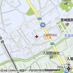 埼玉県狭山市北入曽1353-19周辺の地図