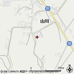 千葉県香取市山川177周辺の地図