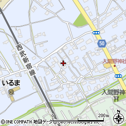 埼玉県狭山市北入曽1341-3周辺の地図