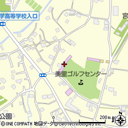 美里ゴルフセンター周辺の地図