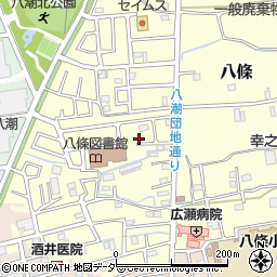 埼玉県八潮市八條2741周辺の地図