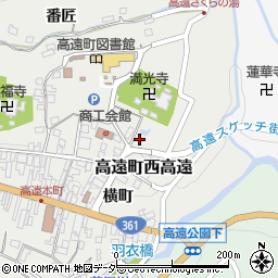 長野県伊那市高遠町西高遠横町955周辺の地図