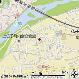 埼玉県入間市仏子199-13周辺の地図