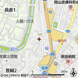 埼玉県入間市豊岡1丁目8-27周辺の地図