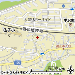埼玉県入間市仏子410周辺の地図