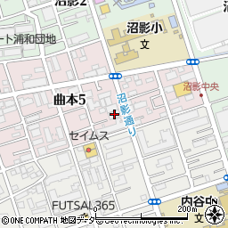 田村商事株式会社　浦和営業所周辺の地図