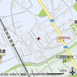 埼玉県狭山市北入曽1345周辺の地図