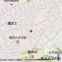 埼玉県富士見市関沢3丁目14-29周辺の地図