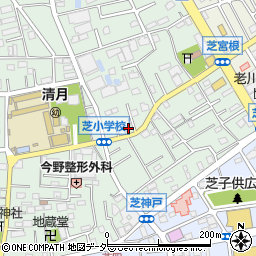 埼玉県川口市芝5307周辺の地図