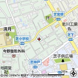 埼玉県川口市芝3935周辺の地図