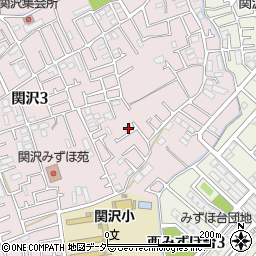 埼玉県富士見市関沢3丁目14-8周辺の地図