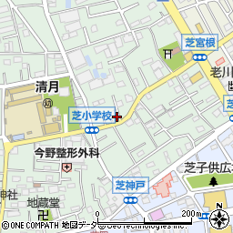 埼玉県川口市芝5308周辺の地図