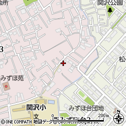 埼玉県富士見市関沢3丁目12-51周辺の地図
