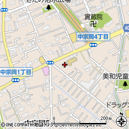 志木宗岡郵便局周辺の地図