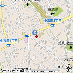 志木宗岡郵便局周辺の地図