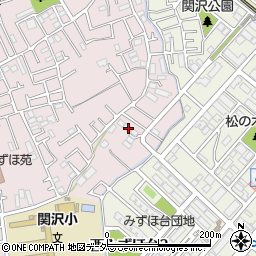 埼玉県富士見市関沢3丁目12-6周辺の地図