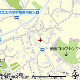 千葉県柏市増尾1155周辺の地図